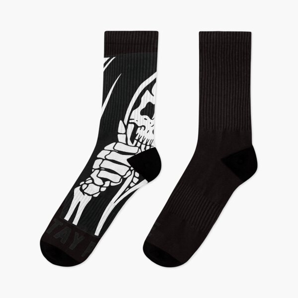 Item preview, Grim Reaper Stay Positive Skeleton Art designed and sold by GulnorGermelo.