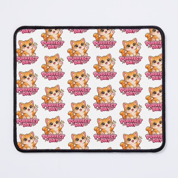 Item preview, Purrfect Day - Cute Kawaii Cat designed and sold by Visual Dept..