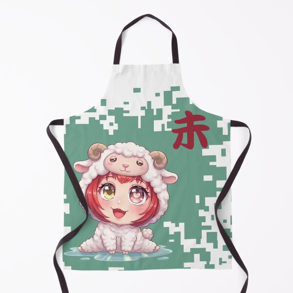 Item preview, Kawaii Japanese Zodiac sheep- Year of the sheep designed and sold by Neo Japonism Art.