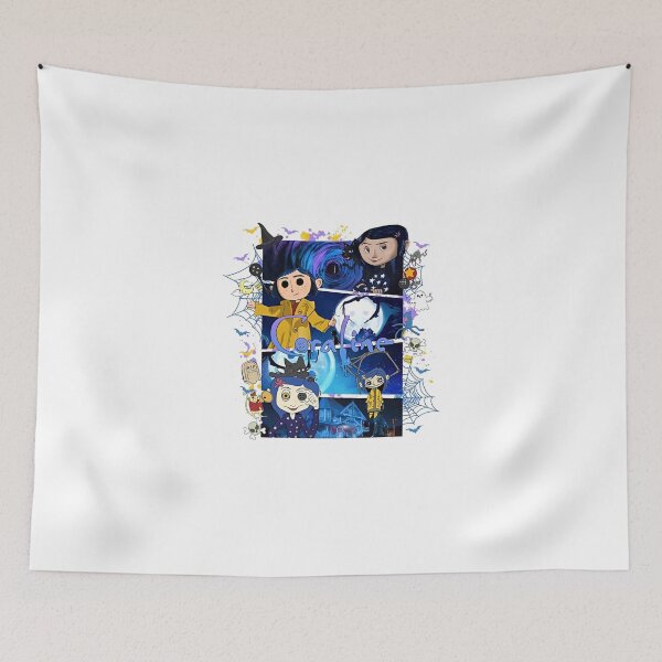Item preview, Coraline Movie Spooky Collages Halloween designed and sold by Foroirebouti.