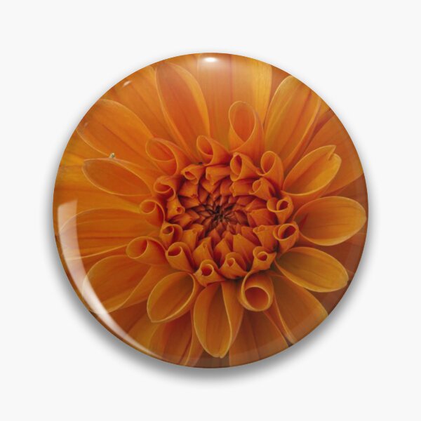 Item preview, Bright Orange Dahlia Bloom Macro Photography designed and sold by rilukama.