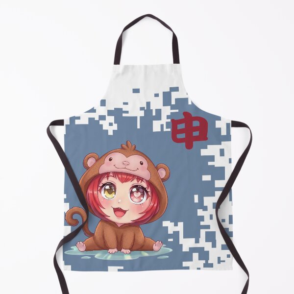 Item preview, Kawaii Japanese Zodiac monkey- Year of the monkey designed and sold by Neo Japonism Art.