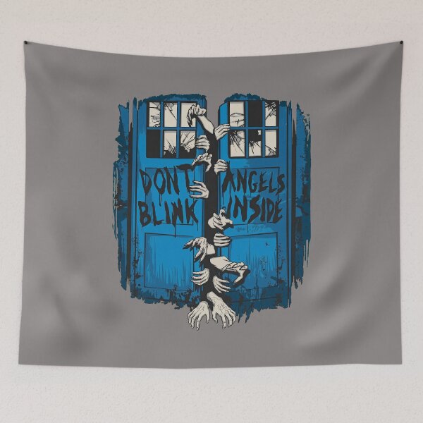 Item preview, Don't Blink Angels Inside Police Box Tee-28 designed and sold by DavidFatyol.