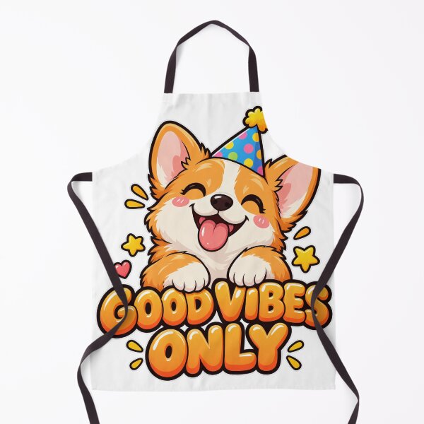 Item preview, Good Vibes Only - Happy Corgi Dog designed and sold by Visual Dept..