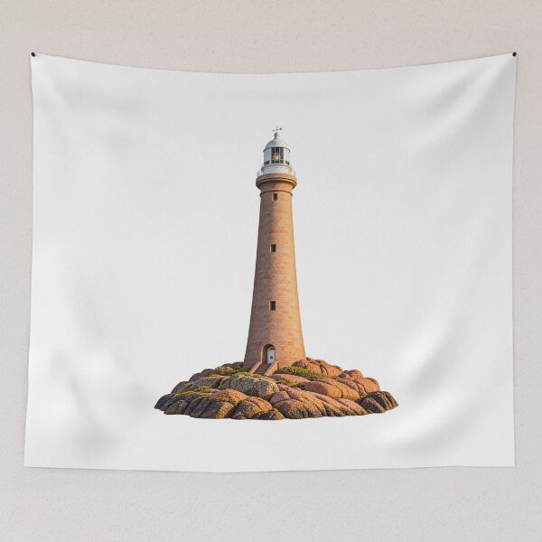 Item preview, Gabo Island Lighthouse on Pink Granite designed and sold by Colin Dixon.