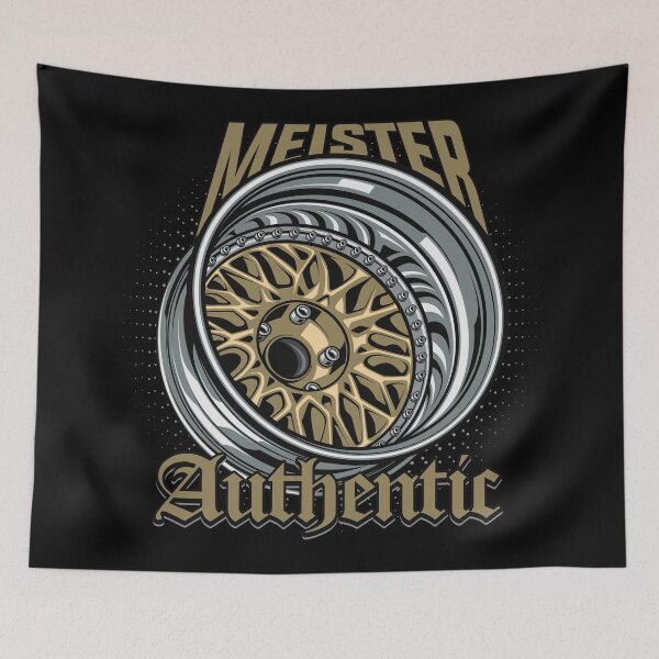 Artikelvorschau, Wheel Work Meister M1 3P (Gold mit silbernen Felgenhörnern) entworfen und verkauft von JioojiProject.