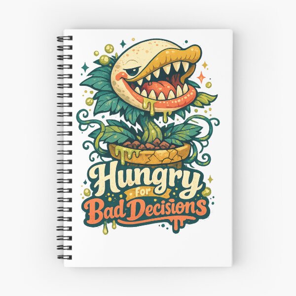 Item preview, Hungry for Bad Decisions Funny Carnivorous Plant Venus Flytrap Retro Design designed and sold by inkoutninja.