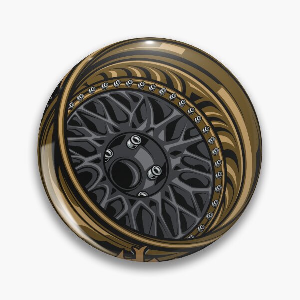 Artikelvorschau, Wheel Work Meister M1 3P (Schwarz mit bronzefarbenen Felgenhörnern) entworfen und verkauft von JioojiProject.