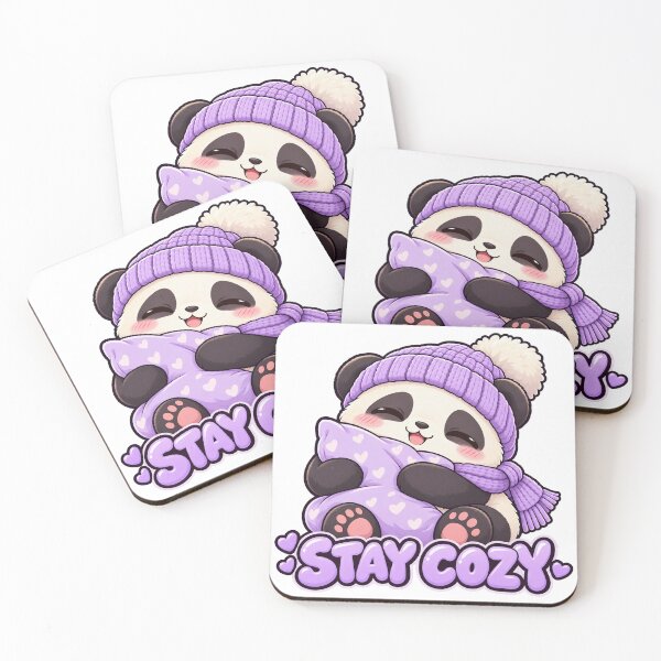 Item preview, Stay Cozy - Kawaii Panda designed and sold by Visual Dept..