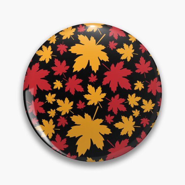 Item preview, Red Gold Autumn Maple Leaf designed and sold by FestivityFinds.