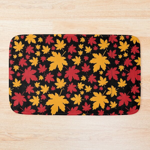 Item preview, Red Gold Autumn Maple Leaf designed and sold by FestivityFinds.