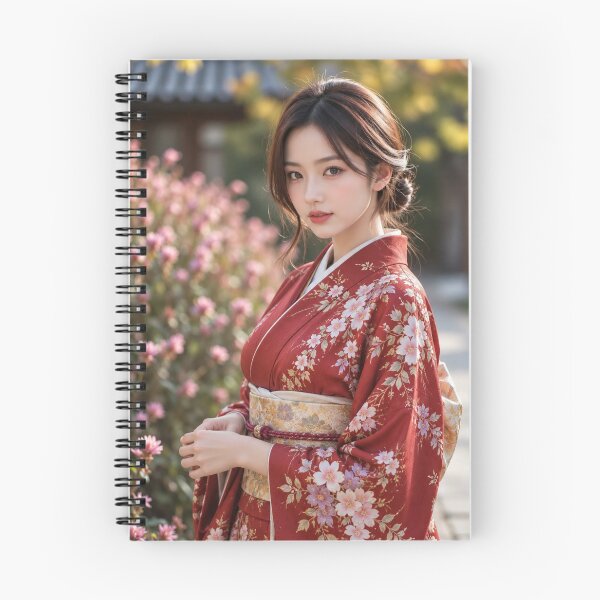 Item preview, Crimson Garden – Floral Kimono Beauty designed and sold by SEIMEI2025.