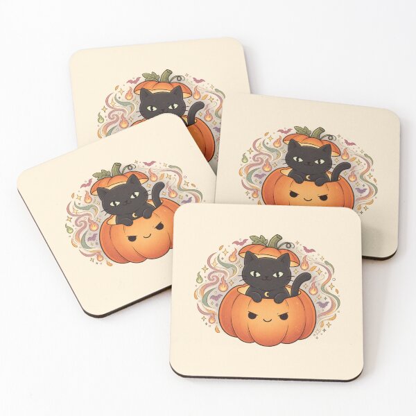 Item preview, Black Cat Pumpkin Halloween | Cute Spooky Autumn Aesthetic designed and sold by MrDev.