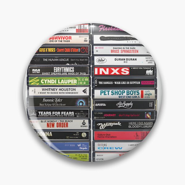 Item preview, 80s Hits Greatest Singles Cassette Print Retro Music Vintage Design designed and sold by ebaduzzaman.