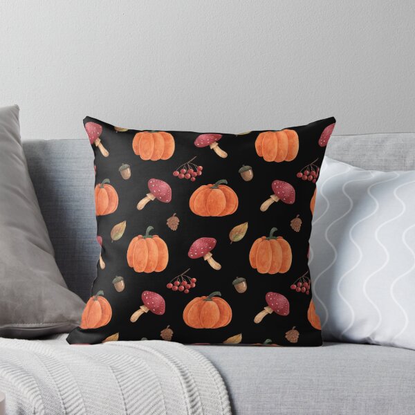 Item preview, Watercolor Autumn Pumpkin Mushroom designed and sold by FestivityFinds.
