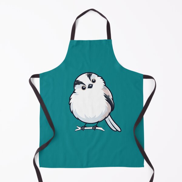 Item preview, Cute Shimaenaga Bird Minimalist Teal Aesthetic Long-Tailed Tit Art designed and sold by DuckOddity.