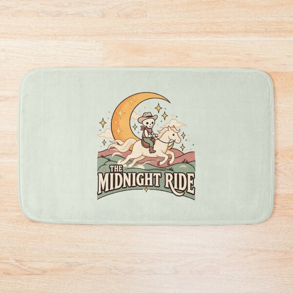 Item preview, The Midnight Ride | Cowboy Skeleton & Ghost Horse Western Halloween designed and sold by MrDev.