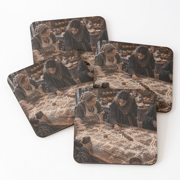 Item preview, Flour Map Investigation – Folk Horror Dark Fantasy Mystery Art designed and sold by Element Horizon Studio.
