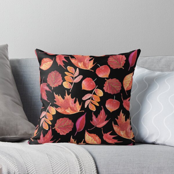 Item preview, Red Watercolor Autumn Leaf Chinese Lantern designed and sold by FestivityFinds.