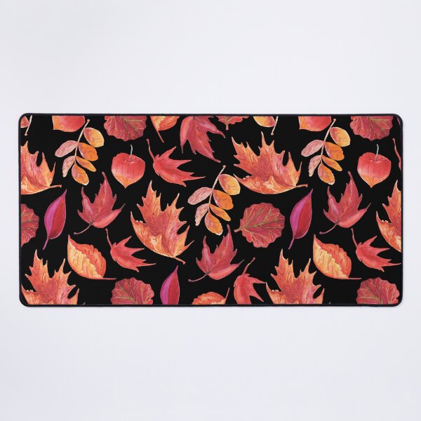 Item preview, Red Watercolor Autumn Leaf Chinese Lantern designed and sold by FestivityFinds.