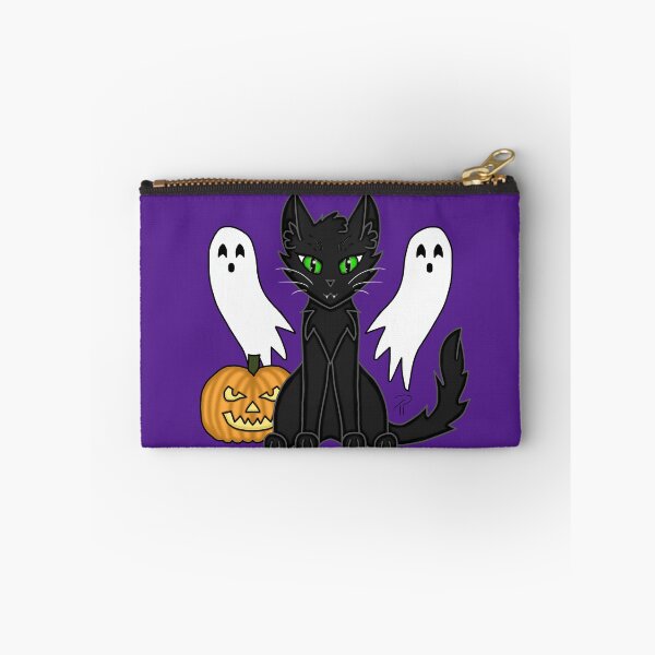 Item preview, Halloween Black Cat Ghosts Jack-O'-Lantern designed and sold by lilpoltergeist.
