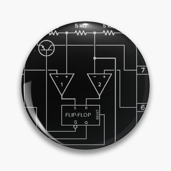 Item preview, Diagrama del temporizador 555 - blanco designed and sold by Jagaroth.