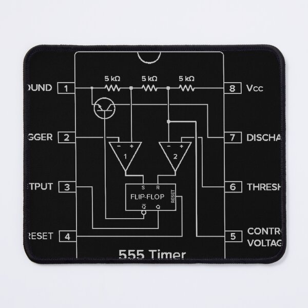 Item preview, 555 Timer Diagram - white designed and sold by Jagaroth.
