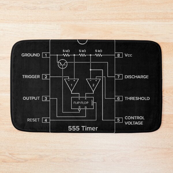 Item preview, 555 Timer Diagram - white designed and sold by Jagaroth.