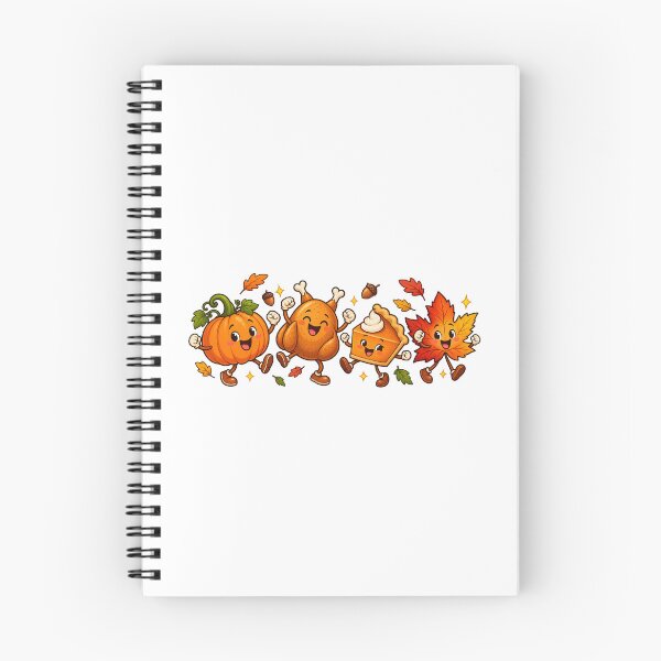 Item preview, Dancing Thanksgiving Pumpkin Pie and Autumn Friends designed and sold by skyartdesign.