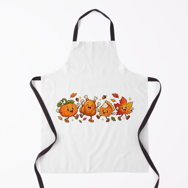Item preview, Dancing Thanksgiving Pumpkin Pie and Autumn Friends designed and sold by skyartdesign.
