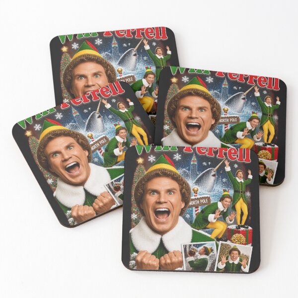 Item preview, Will Ferrell Buddy the Elf Christmas Movie T-Shirt-10 designed and sold by MarilynTracey.