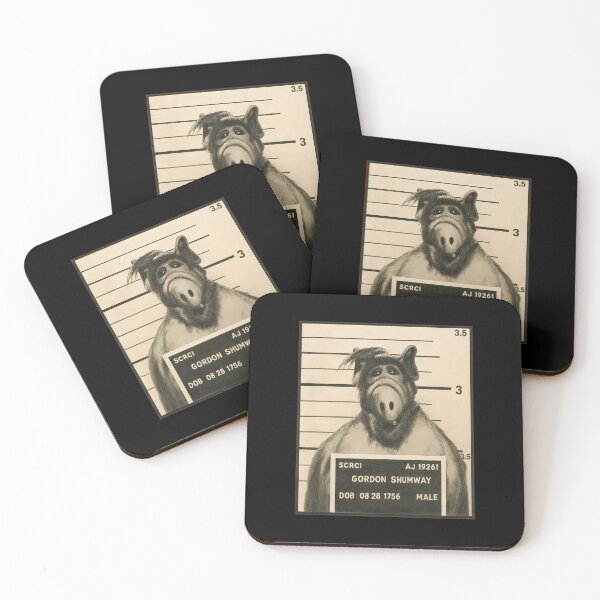 Item preview, Boceto de la foto policial de Gordon Shumway ALF estilo retro de los 80 designed and sold by Sidraxoka.