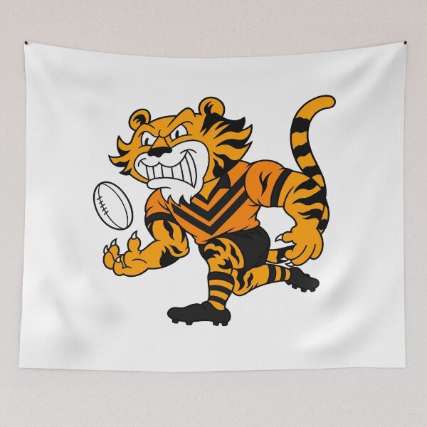 Item preview, The Mighty Tigers Mascot Drawing designed and sold by Luke Foran Sports Art.