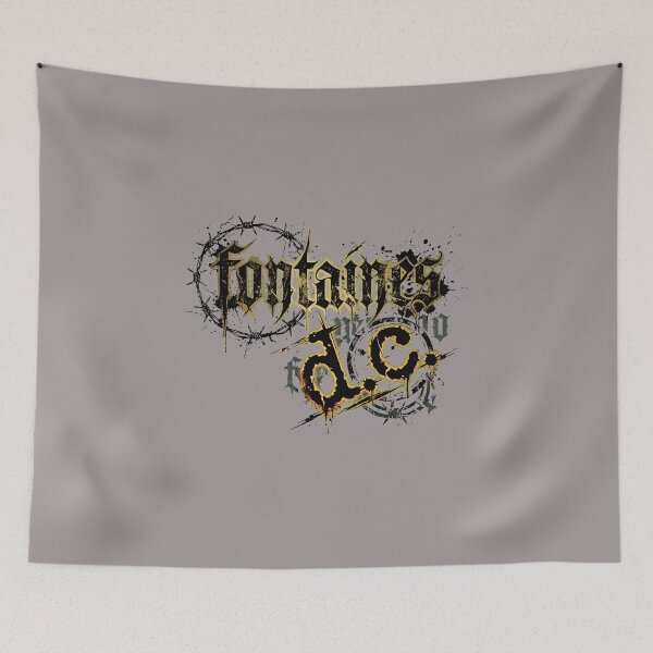 Item preview, Fontaines DC distressed gothic text style-32 designed and sold by AdelinaHennebol.