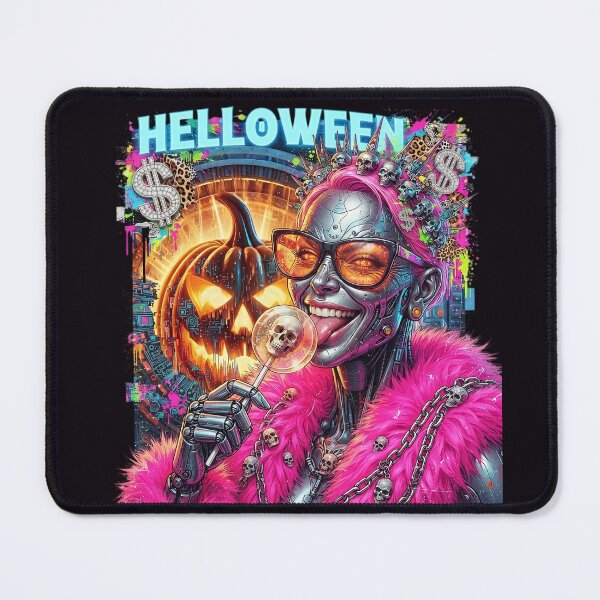 Item preview, Halloween Cyber Pink Skull Lollipop Glasses designed and sold by Voodoo Store Paranormal Collections.
