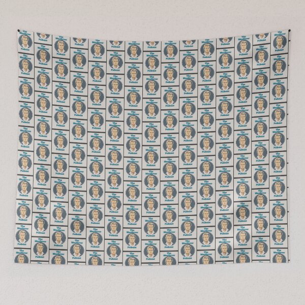 Item preview, Abstract Blue Mac Pod Artistic Design with Modern Minimalist Style designed and sold by FringedPink.