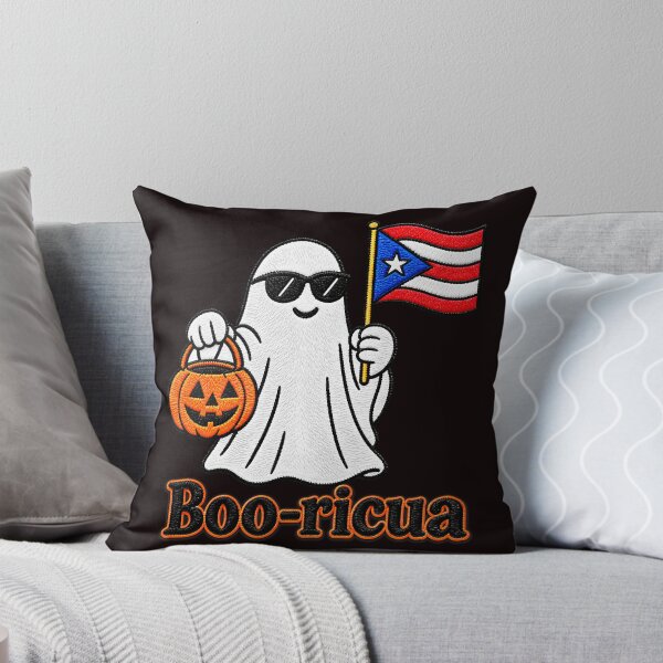 Item preview, Boo-Ricua Puerto Rico Ghost Pumpkin Halloween Celebration designed and sold by ImeldaSparks.