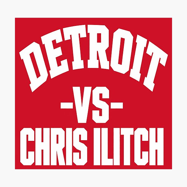 Item preview, Detroit vs Chris Ilitch Fan Statement designed and sold by MadcapPrints.