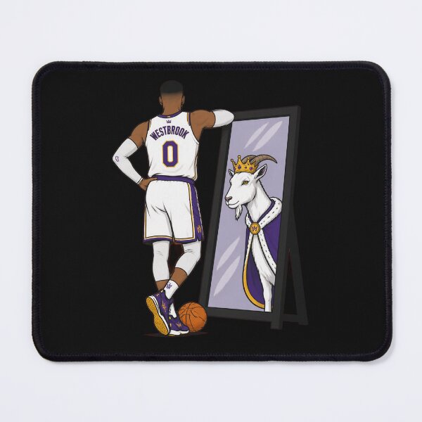 Item preview, Westbrook GOAT Mirror Basketball Fan Art designed and sold by MarilynTracey.