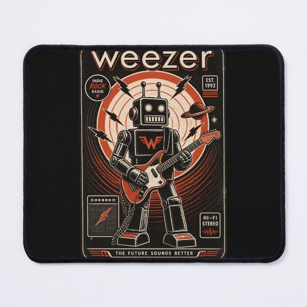 Item preview, Weezer Robot Guitar Indie Rock Retro Vintage T-Shirt-64 designed and sold by MarilynTracey.