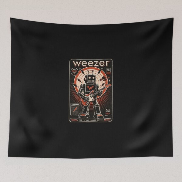 Item preview, Weezer Robot Guitar Indie Rock Retro Vintage T-Shirt-64 designed and sold by MarilynTracey.