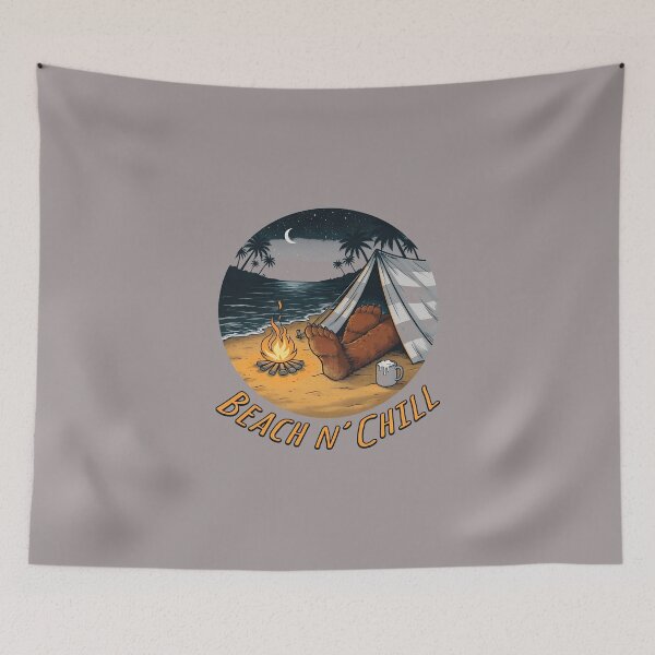 Item preview, Forest N' Chill Tent View Bigfoot Camping Design-90 designed and sold by AdelinaHennebol.
