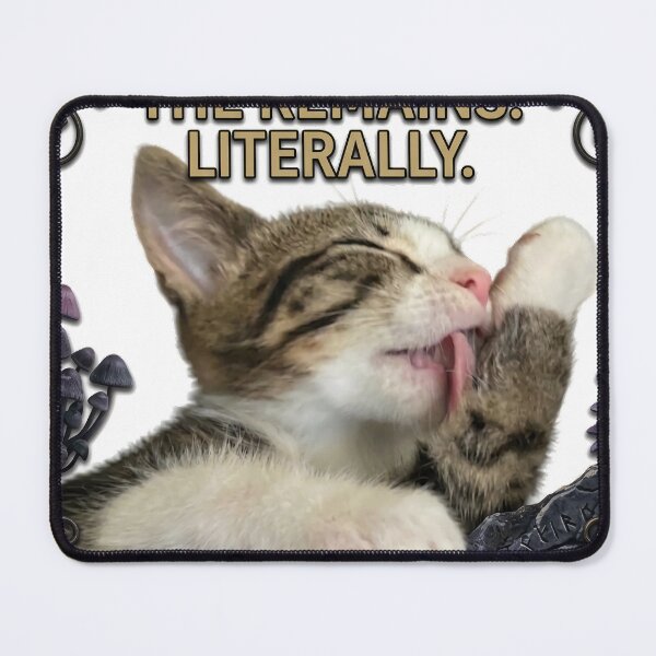 Item preview, Miow-mento Mori Dark Goth Kitten and Crows Poster designed and sold by MeliMedO Art.