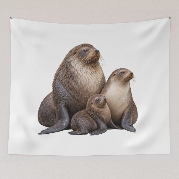 Item preview, Australian Fur Seal Family o designed and sold by Colin Dixon.