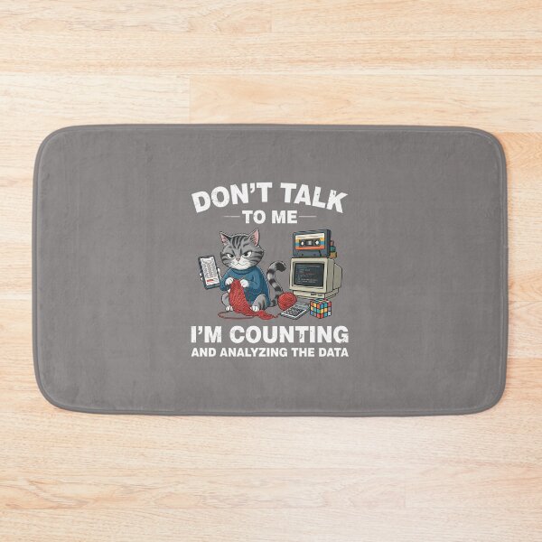 Item preview, Don't Talk To Me I'm Counting Cat Knitting Humor-49 designed and sold by MircoPapes.