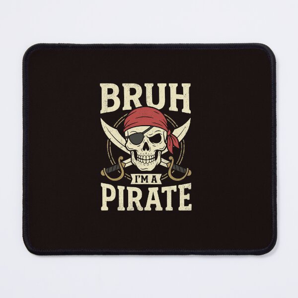 Item preview, Bruh I'm a Pirate Funny Skull Spooky Season Halloween Costume designed and sold by ImeldaSparks.