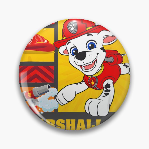 Item preview, Marshall Dog Firefighter Action Rescue Cartoon Design designed and sold by FringedPink.
