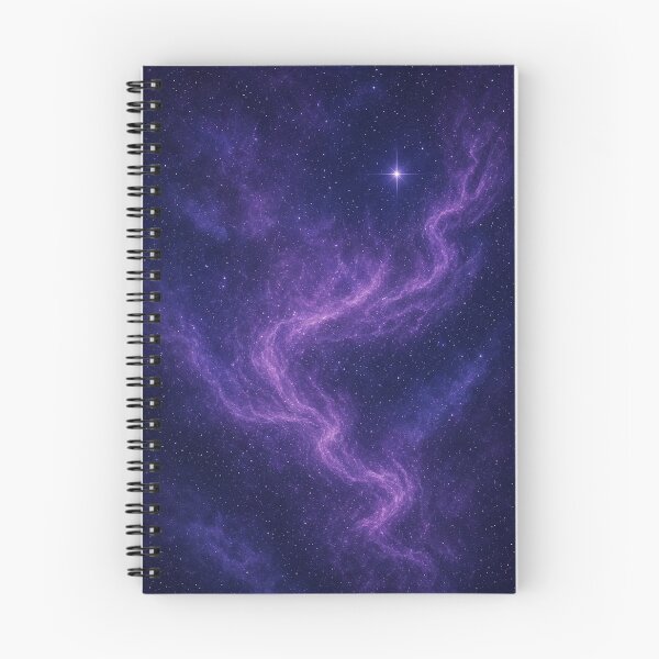 Item preview, Mystic Violet Space Smoke Abstract Galaxy Design designed and sold by IntelliMindDesigns.