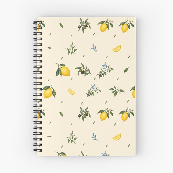 Item preview, Lemons and Olive Branches Pattern designed and sold by Nurple Art.