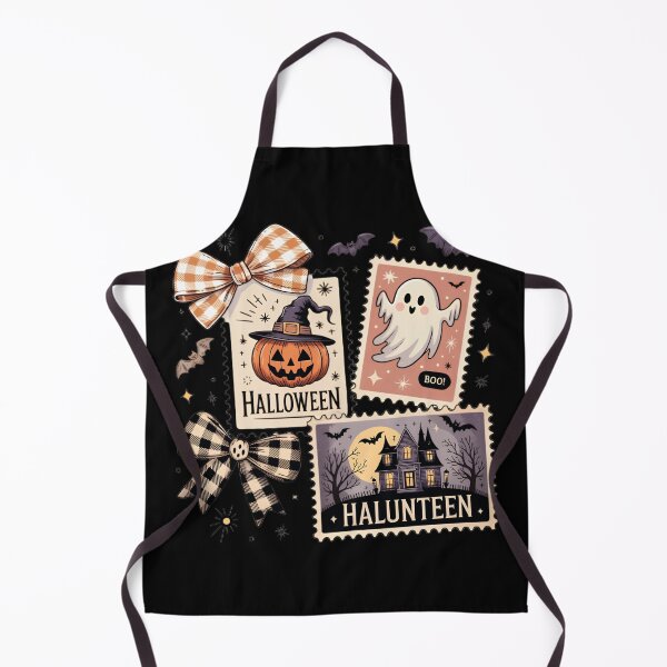 Item preview, Halloween & Halunteen Vintage Postcard Collage Spooky Bow Ghost Pumpkin  designed and sold by Zizo-DR44.